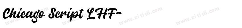 Chicago Script LHF字体转换